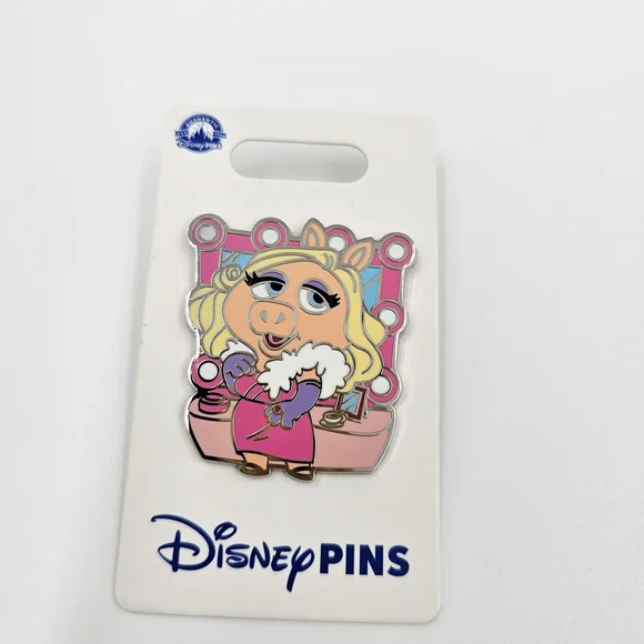 Disney Pin Set Marie Aristocats Cheshire Cat Alice Miss Piggy Enamel Pins - Picture 2 of 6